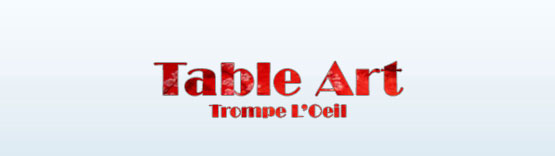 Art Table - Tavoli artistici, Trompe L'Oeil